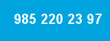 985 220 23 97